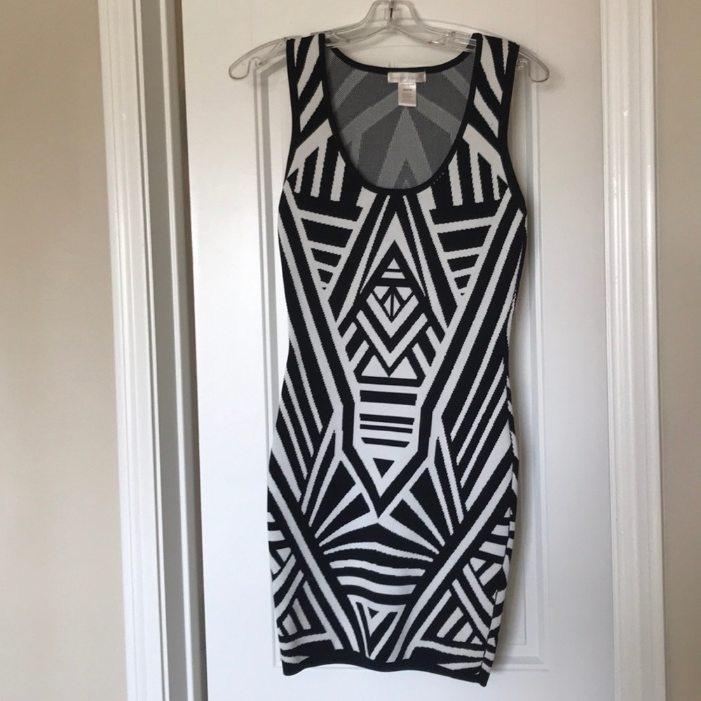 Print cocktail dress